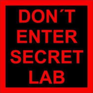Imagem de Placa Decorativa Secret Lab - Legiao Nerd