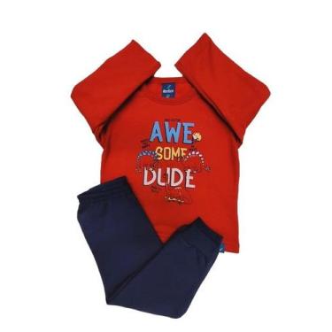 Imagem de Conjunto Moletom Peluciado Infantil Awesome Dude Rex - Romitex, 3, Ver