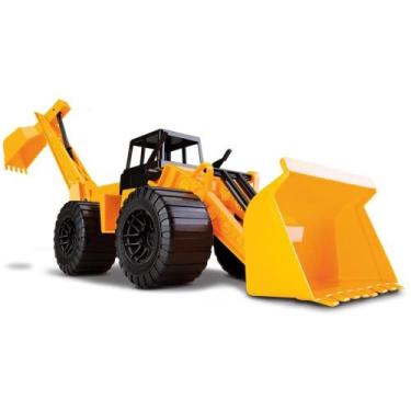 Imagem de Trator Retroescavadeira Topi Cardoso - Brinquedo Articulado