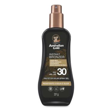 Imagem de Australian Gold Protetor Solar Corporal Spray Gel Instant Bronzer FPS 