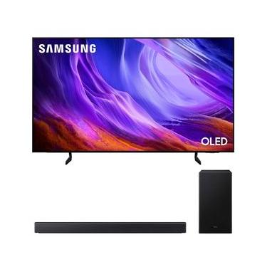 Imagem de Smart TV 4K Samsung OLED 55" Polegadas S85H 2026 + Soundbar Samsung HW-B450F com 2.1 Canais