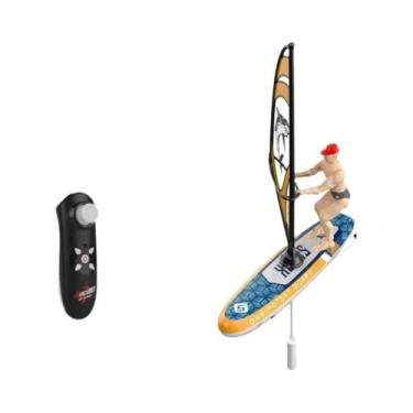 Imagem de Barco De Controle Remoto Para Crianças, Brinquedo Aquático De Corrida 