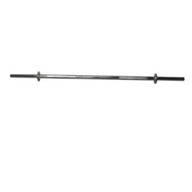 Imagem de Barra Cromada para Musculação Oneal 180cm com Aro e Presilha - O'Neal