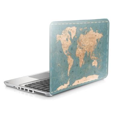 Imagem de Skin Adesivo Protetor para Notebook 14 Wide Mapa Mundi Atlas d23