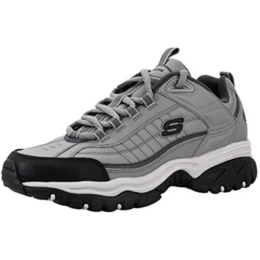 Imagem de Skechers Men's Energy Afterburn Lace-Up Charcoal/Grey Sneaker 11 M US