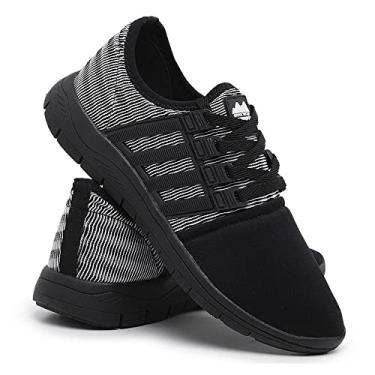 Imagem de Tênis Masculino Nylon Cadarço Textura Confortável Dia a Dia Branco 36