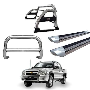 Imagem de Kit Quebra Mato+Sant Ant H2+Estribo Pers-S10 94/11 Cromo C/D