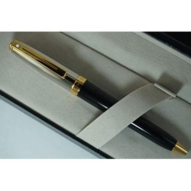 Imagem de Lapiseira Sheaffer Prelude preta ônix com tampa de paládio perfurado e lapiseira de ouro 22 quilates 0,7 mm