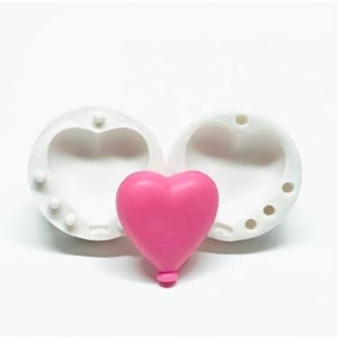 Imagem de Molde De Silicone Bexiga De Coração 3D, Resina, Confeitaria, Biscuit Molds Planet