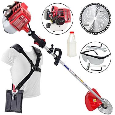 Imagem de Roçadeira Lateral Nakashi T270N Com Motor Nakashi e Empunhadura Circular Ideal Para Manutenção do Jardim