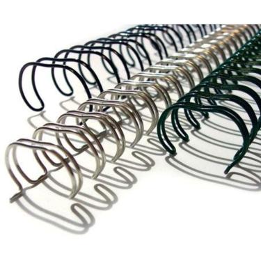 Imagem de Caixa Espiral Garra Duplo Anel Wire-o 3x1 Carta 3/8`` 60 Fls