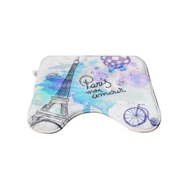 Imagem de Tapete Antiderrapante Banheiro 45X45 Torre Eiffel Bathlux