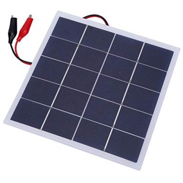 Imagem de Andraw Painel solar de 4 W 5 V, painel solar resistente de polissilício, acampamento durável de alta eficiência para ar livre (4 W)