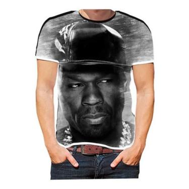 Imagem de Camisa Camiseta 50 Cent Rapper Rap Hip Hop Trap Hd 01 - Estilo Kraken