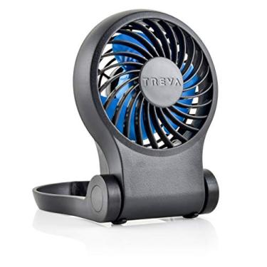 Imagem de Treva Ventilador de mesa portátil de 9,8 cm com porta USB – pequeno, compacto, potente fluxo de ar