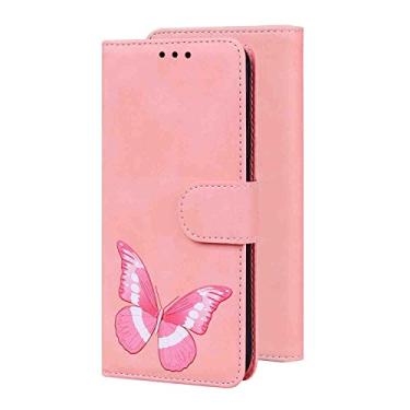 Imagem de SHOYAO Capa para celular carteira Folio Case para Samsung Galaxy J5 2016, capa fina de couro PU premium para Galaxy J5 2016, suporte de visualização horizontal, combinação perfeita, rosa