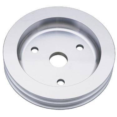 Imagem de Polia de cambota Trans-Dapt 9481 de alumínio com 2 sulcos