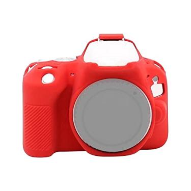 Imagem de Yunchao Acessórios para câmeras Caso de proteção de silicone suave para Canon EOS 200D / EOS 200D Mark II Sacos de câmera