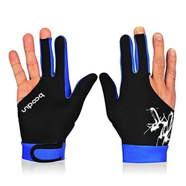Imagem de Qudai 1 Peça Luva de Bilhar 3 Dedos Cue Sports Luva Das Mulheres Dos Homens de Bilhar Atiradores À Direita Esquerda Luvas de Snooker Intercambiáveis
