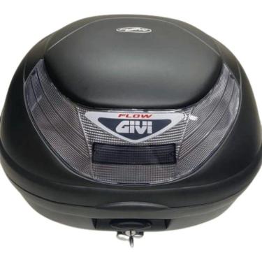 Imagem de Baú Givi Monolock Flow 35L Bauleto Traseiro Moto com Base