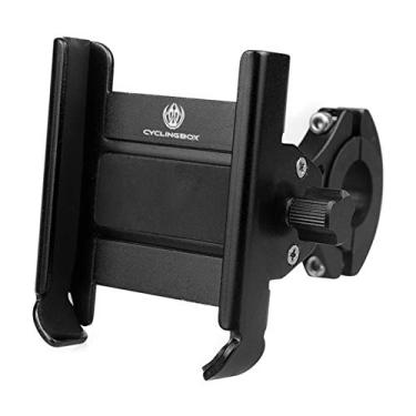 Imagem de Tingpai Suporte de telefone móvel pa bicicleta em liga de alumínio com rotação de 360 ° ajustável pa motocicleta Suporte de telefone espelho retrovisor pa bicicleta de montanha bicicleta de est da