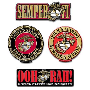 Imagem de Conjunto de 4 peças de Ímãs de Geladeira Marinhos de Borracha Moldada