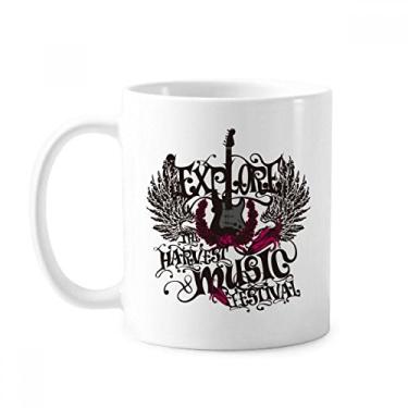 Imagem de Explore uoThe Harvest Rock Music Caneca Cerâmica Café Porcelana Utensílios de Mesa
