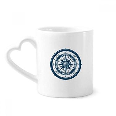Imagem de Caneca militar Ocean Army Coffee Ceramic Drinkware copo de coração de vidro