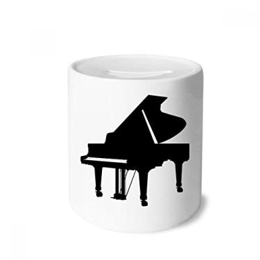 Imagem de DIYthinker Piano Classical Music Instrument Pattern Money Box Saving Banks Ceramic Coin Case Kids Adults