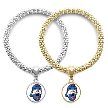 Imagem de DIYthinker Honduras Bandeira Facial Maquiagem Cabeça Gritando Touca Amante Pulseira Pingente Joias Casal Corrente Presente, NA, Na