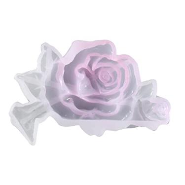 Imagem de MOOKEENONE 1 x Silicone Mold, Rose Flower Shaped Making Mold DIY Ornament Craft Art Epoxy Silicone Mold