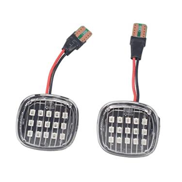 Imagem de Lentes fumadas Conjunto de luzes laterais para-lamas com LED completo para Skoda Octavia, Superb, Fabia, Roomster, Rapid Liftback (pré-facelift) (transparente)