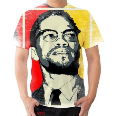 Imagem de Camiseta Camisa Malcolm X Nacionalista Ativista Defensor - Estilo Krak