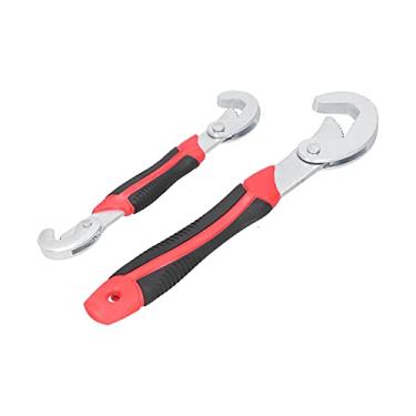 Imagem de Shanrya Chave ajustável, conjunto de chaves universais portáteis de dureza, multifuncional, ajustável, 2 peças para encanamento para máquinas para trabalhadores de jardim para marcenaria