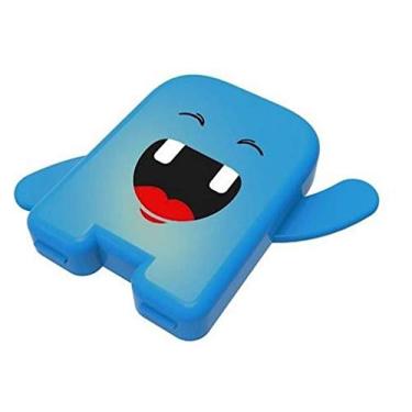 Imagem de Álbum Dental Angie by Angelus Azul - Retangular, com Desenho Animado e Leve - Para Dentes de Leite - Tamanho Único