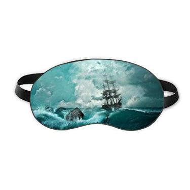 Imagem de Ocean Water Wave Science Nature Picture Sleep Eye Shield Soft Night Vlindfold Shade Cover
