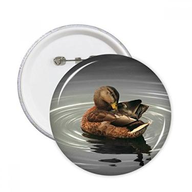 Imagem de Organismo de cisne fotografia animal pinos redondos distintivo decoração roupas 5 peças presente