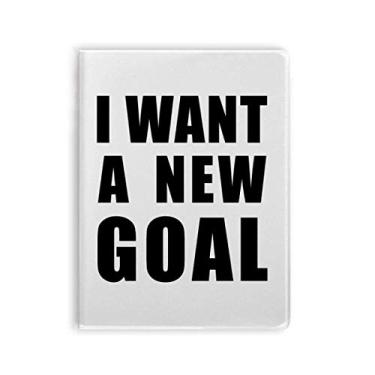 Imagem de Diário de capa macia I Want A New Goal Art Deco para presente moderno