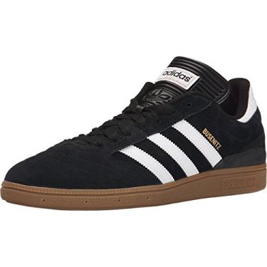 Imagem de adidas Originals Busenitz Tênis masculino, tamanho único, Preto/branco/ouro metálico., 43