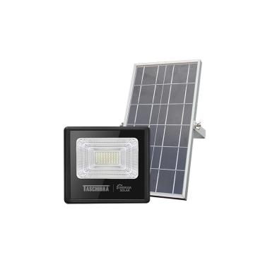 Imagem de Refletor Led Solar Taschibra Tr Sun 25W Preto 6500K Luz Branca