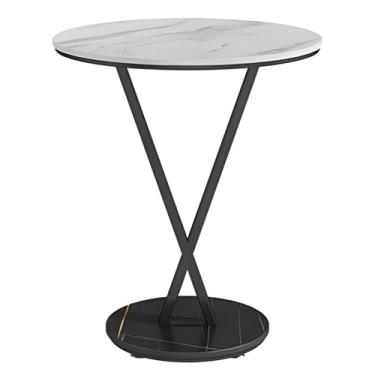 Imagem de Mesa Lateral Com Base Estável, Pequena Economia De Espaço Lateral, Mesa Final Moderna Para Sala De Estar, Quarto, Escritório, Banheiro, Sofá (Color : STYLE 1, Size : 19.68x23.62in)