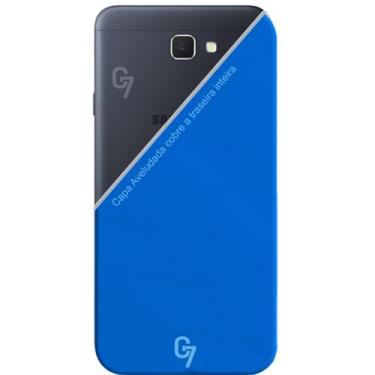 Imagem de Capa Aveludada Para Galaxy J7 Prime (Tela 5.5") - (C7 COMPANY) (Azul Celeste)