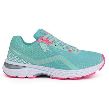 Imagem de Tenis Academia Feminino Olimp Gel Para Esporte Macio Original T-Shoes (Verde-Água, BR, Adulto, Numérico, 36)
