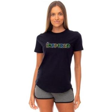 Imagem de Camiseta Longline Feminina MXD Conceito Estampas Treino Hard Dia a Dia Academia-Feminino