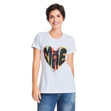 Imagem de Camiseta Coração de Mãe Reserva-Feminino