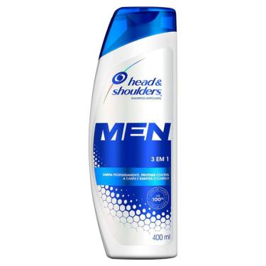 Imagem de Head & shoulders men shampoo anticaspa 3 em 1 com 400ML