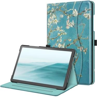 Imagem de Fintie Case for Samsung Galaxy Tab A9 Plus/A9+ 5G 11 Inch 2023 Model (SM-X210/X216/X218), Multi-Angle Viewing Smart Stand Back Cover with Pocket Auto Wake/Sleep, Blossom