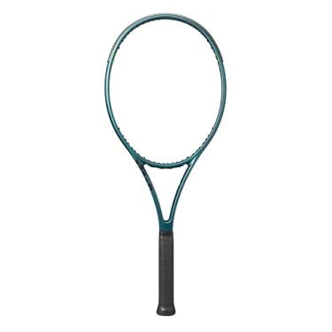 Imagem de Wilson Blade 104 V9 Strung Performance Tennis Racket - Grip Size 1-4 1/8", Strung with Sensation 16 Natural at Mid Range Tension