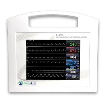 Imagem de Monitor Dl 1000 Touch Screen Multiparamétrico 9 Parâmetros