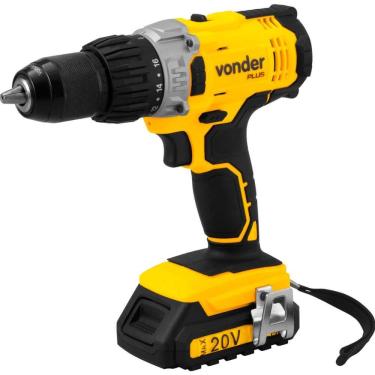 Imagem de Parafusadeira Furadeira Impacto Bateria 20V Vonder PFV 200I Fonte Carregamento Bivolt